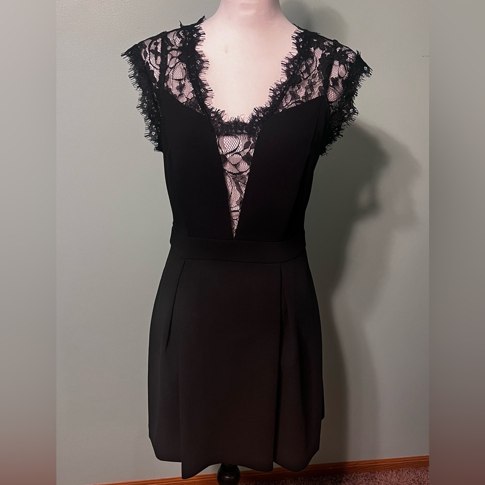 BCBGeneration Black Lace Dress Women’s size 8. New With Tags!